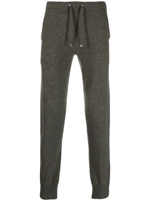 Ron Dorff ribbed-cuff cashmere lounge pants - Green