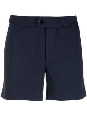 Ron Dorff stripe-detail tennis shorts - Blue