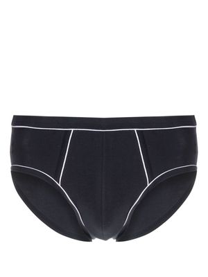 Ron Dorff Y-front contrast-piping briefs - Blue