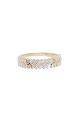 RON HAMI 14K Yellow Gold Baguette Diamond Eternity Band Ring - 0.41 ctw - Size 7 in Yellow Gold/Diamond