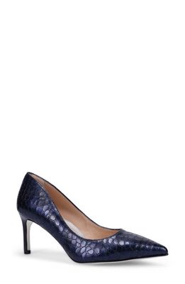 Ron White Cindy Lou Pointed Toe Pump in French Navy 