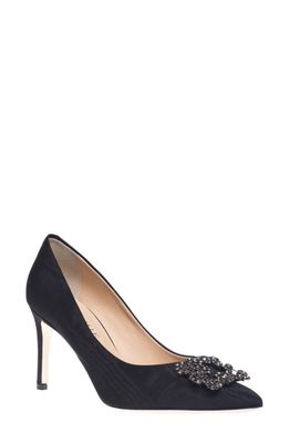 Ron White Demi Weatherproof Pointed Toe Pump in Onyx