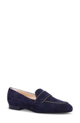 Ron White Kerenza Water Resistant Loafer in French Navy Suede 