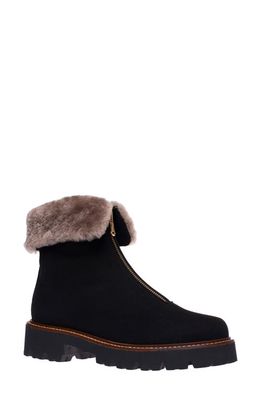 Ron White Paige Genuine Shearling Lined Bootie in Onyx