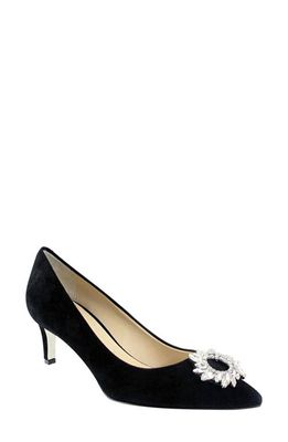 Ron White Qwynlin Weatherproof Pointed Toe Pump in Onyx