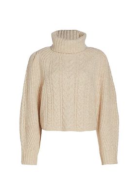 Ronan Cropped Cable Sweater