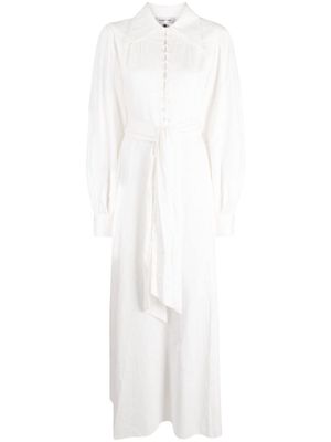 Ronny Kobo Aria shirt dress - White