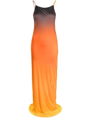Ronny Kobo Rayna gradient-effect dress - Orange
