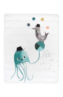ROOKIE HUMANS Print Toddler Cotton Comforter in Jellyfish