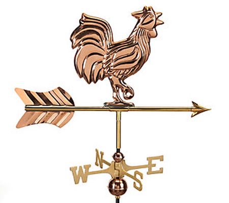 Rooster Cottage Weather Vane with Mount by Good Directions