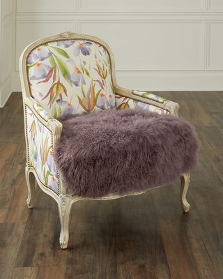 Rorie Shearling Bergere Chair