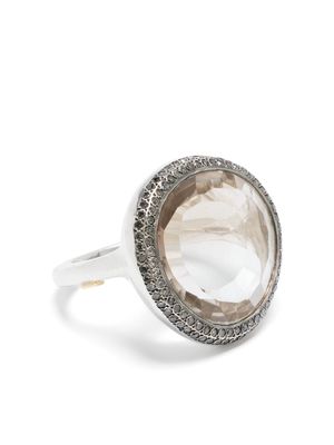 Rosa Maria topaz-embellished sterling silver ring