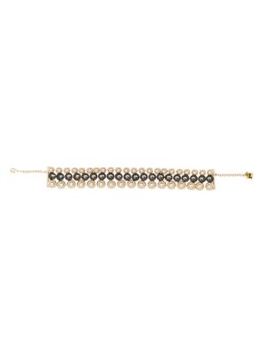 Rosantica bead-embellished chain-link necklace - Gold