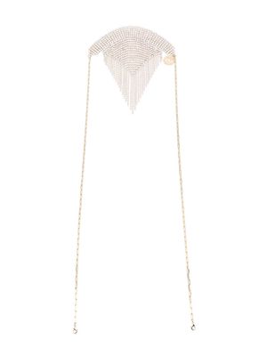 Rosantica crystal-embellished body chain - Gold