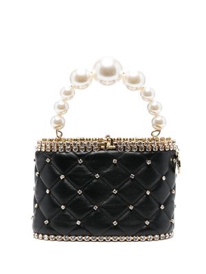 Rosantica crystal-embellished tote bag - Black
