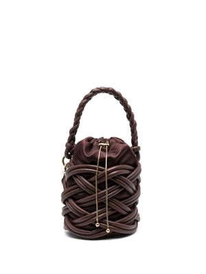 Rosantica Liane leather bucket bag - Brown