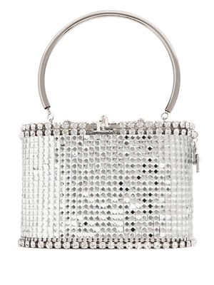 Rosantica mini Holli Luce crystal-embellished bag - Silver