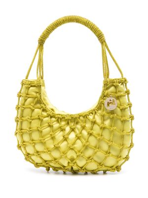 Rosantica Nodi crystal-embellished tote bag - Yellow