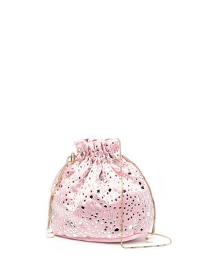 Rosantica Selene crystal-embellished crossbody bag - Pink