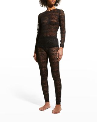 Rosario Lace Long-Sleeve Top