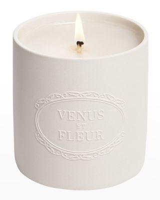 Rose Blanche Porcelain Candle