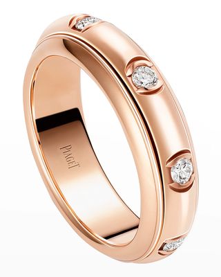 Rose Gold Possession 8-Diamond Ring, Size 53