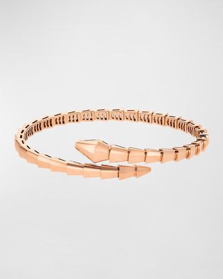 Rose Gold Serpenti Viper Bracelet, Size Large