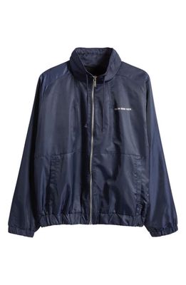 ROSE IN GOOD FAITH Water Repellent Track Jacket in Navy