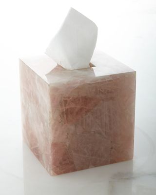 Rose Quartz Tissue Box Cover