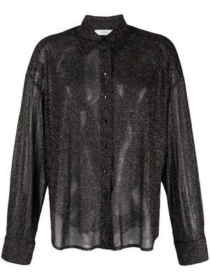 Roseanna Bijou Disco sequinned shirt - Black