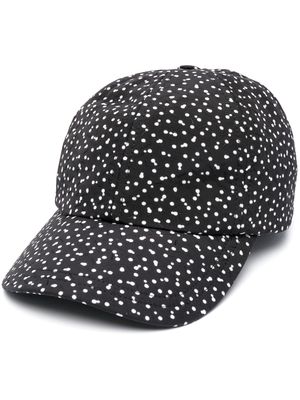 Roseanna dotted baseball cap - Black