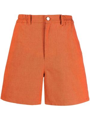 Roseanna high-rise wide-leg shorts - Orange
