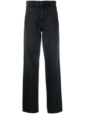 Roseanna high-waisted straight-leg jeans - Black