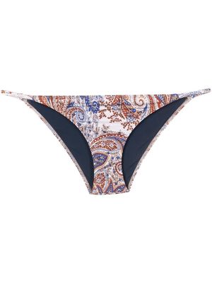 Roseanna paisley-print slip-on bikini briefs - Blue