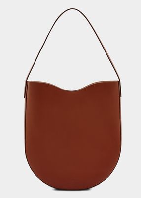 Roseto Vacchetta Leather Hobo Bag