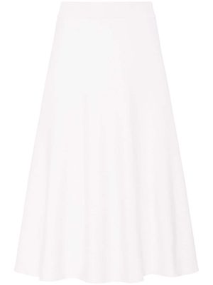 Rosetta Getty A-line midi skirt - White