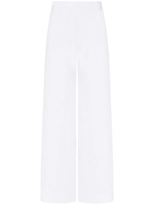 Rosetta Getty bias-cut wide-leg trousers - White