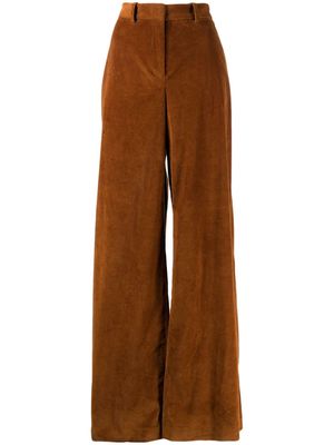 Rosetta Getty corduroy wide-leg trousers - Brown