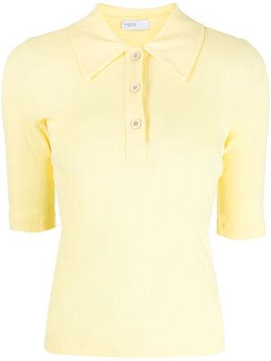 Rosetta Getty cotton polo T-shirt - Yellow