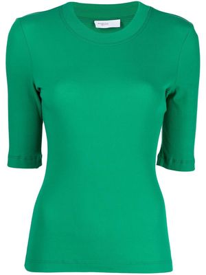 Rosetta Getty cropped half-sleeved T-shirt - Green
