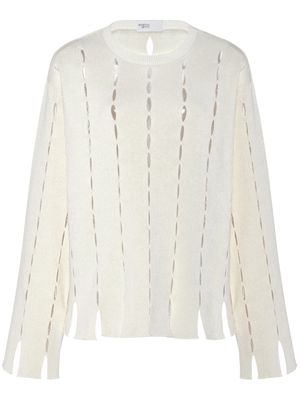 Rosetta Getty cut-out jumper - Neutrals