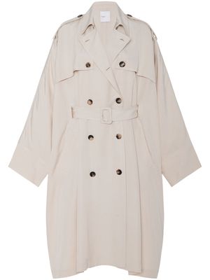 Rosetta Getty double-breasted trench coat - Neutrals