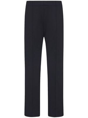 Rosetta Getty elasticated-waistband straight-leg trousers - Black