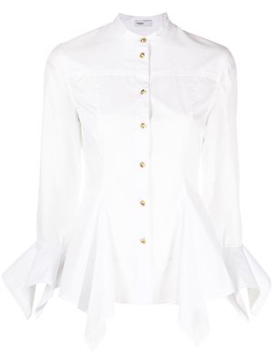 Rosetta Getty handkerchief-hem shirt - White