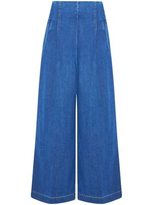 Rosetta Getty high-rise wide-leg jeans - Blue