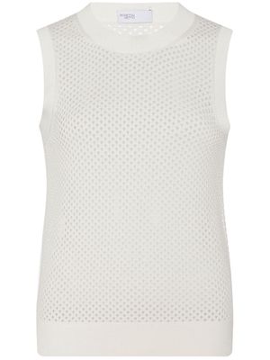 Rosetta Getty pointelle cotton-blend tank top - Neutrals