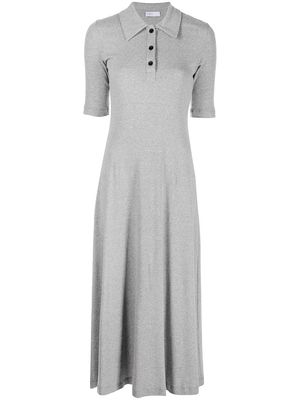 Rosetta Getty polo shirt midi dress - Grey