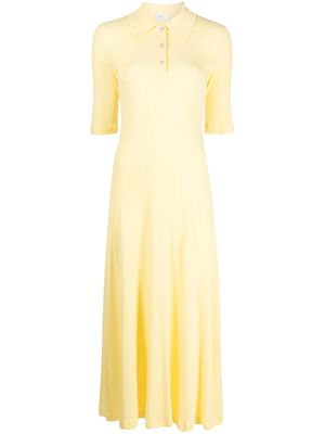 Rosetta Getty Polo short-sleeve shirt dress - Yellow