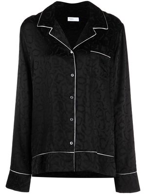 Rosetta Getty Pyjama-style long-sleeve shirt - Black
