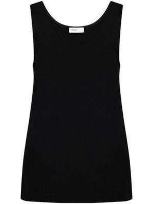 Rosetta Getty scoop-neck vest top - Black